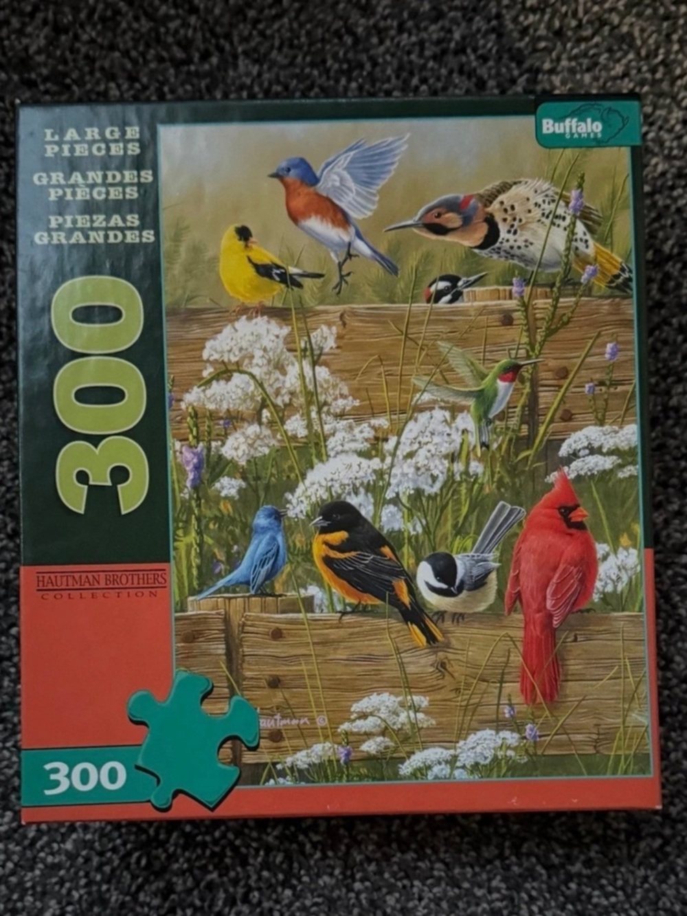 Buffalo 300-Piece Bird Puzzle Like New